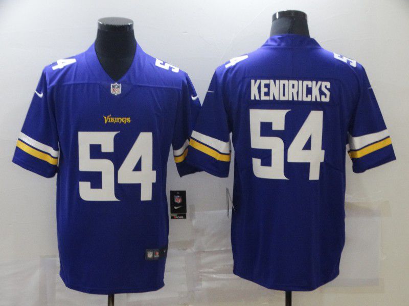 Men Minnesota Vikings #54 Kendricks Purple Nike Limited Vapor Untouchable NFL Jerseys